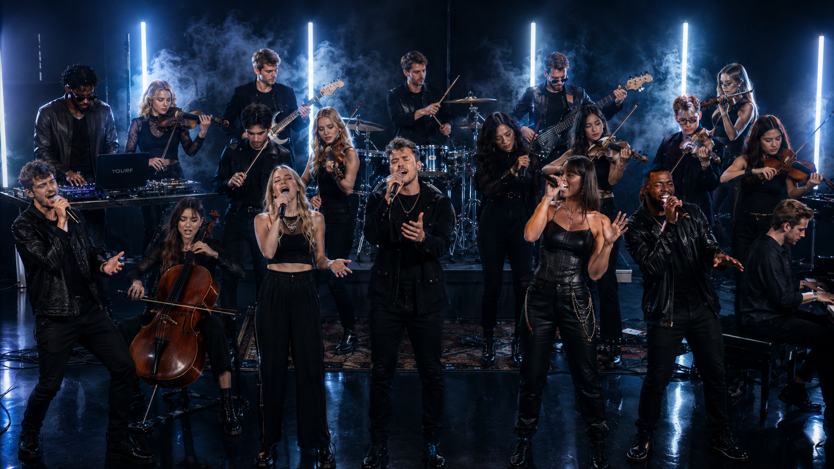 YOURF Music Collective performing